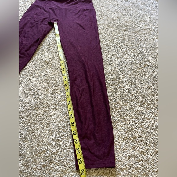 Varley Women’s Heather Purple Leggings Size Small 26” Inseam Workout Athleisure - Picture 5 of 9